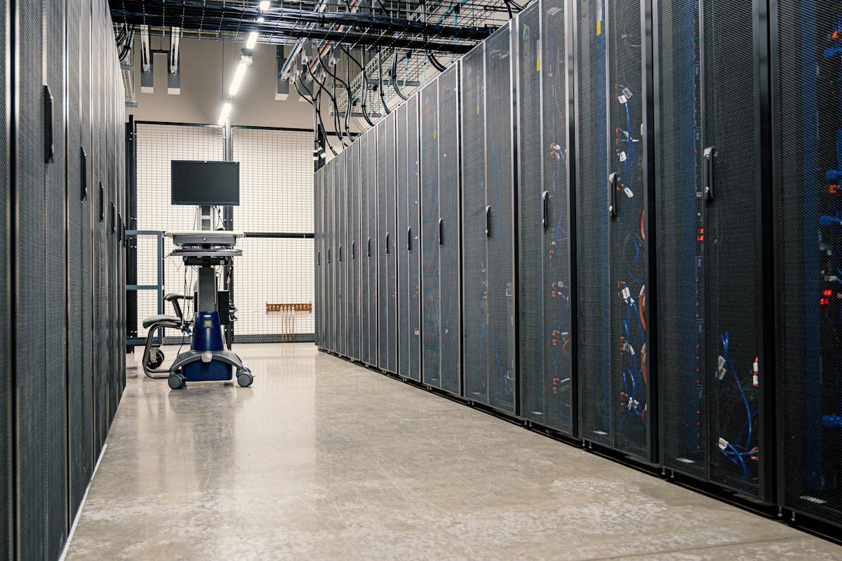 Server-Infrastruktur im Rechenzentrum